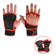 1 Pairs Weightlifting Hand Wrist Palm Protector Gloves