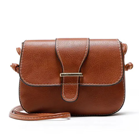 Small Vintage  Pu Leather Women Messenger Bags,Shoulder & Crossbody Designer Ladies Bag