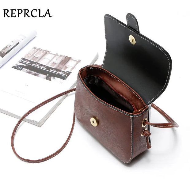 Small Vintage  Pu Leather Women Messenger Bags,Shoulder & Crossbody Designer Ladies Bag