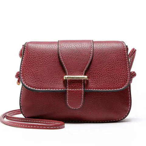 Small Vintage  Pu Leather Women Messenger Bags,Shoulder & Crossbody Designer Ladies Bag