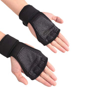 1 Pairs Weightlifting Hand Wrist Palm Protector Gloves