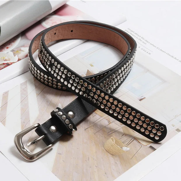 Rivet Luxury Designer Small Women Waist Bag for  Phone, wallet, make-up kit. Pouch Punk Belt Bag Ladies Party Purse: Evening/Day Clutches