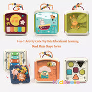 Baby Cube Toddler 7 in 1 Educational Shape Sorter Musical Toy