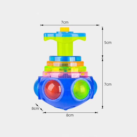 Luminous Light Music Rotating Gyro Fidget Spinning Top Toy