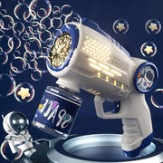 Electric Automatic Light Bubble Machine Gun