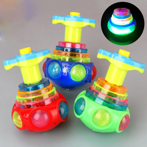 Luminous Light Music Rotating Gyro Fidget Spinning Top Toy