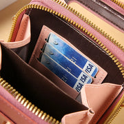 Women's Soft Leather Touch Screen Mobile Bags Wallets