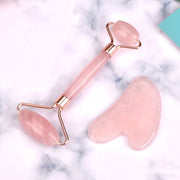 Rose Quartz Gua Sha Facial Scraping Face Massage Tool