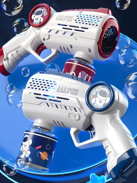 Electric Automatic Light Bubble Machine Gun