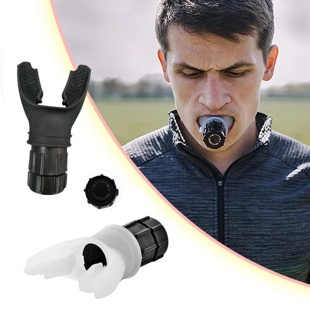 1PC Sports Breathing Trainer Exercise Lung Mouthpiece Respirator Fitness Equipment