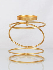 Luxury Style Metal Golden Color Candle Holders